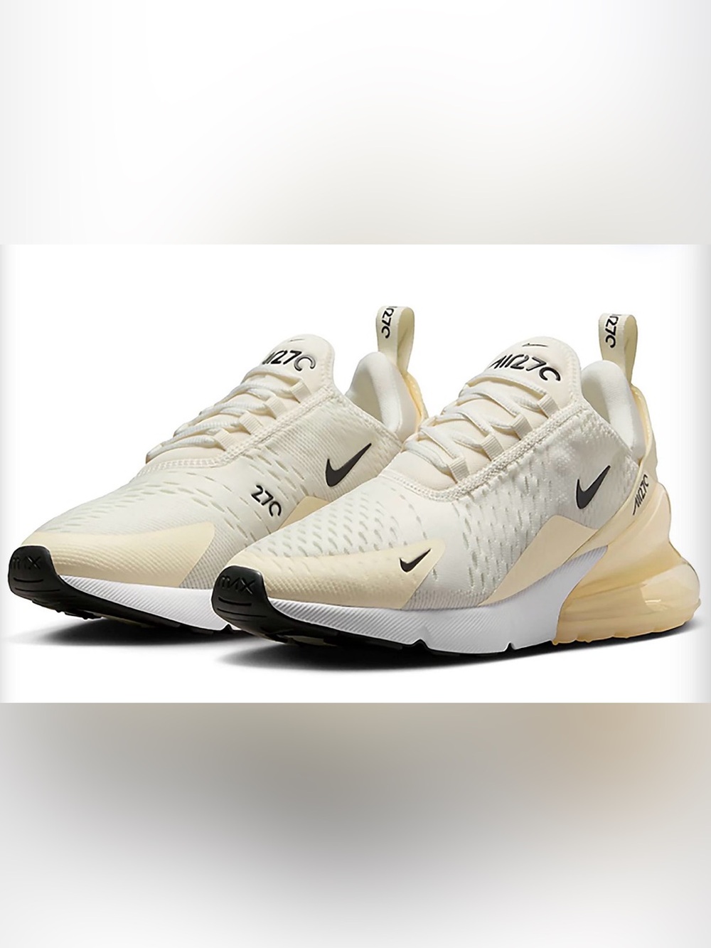 Nike Air Max 270 React Cream/Black Sneakers